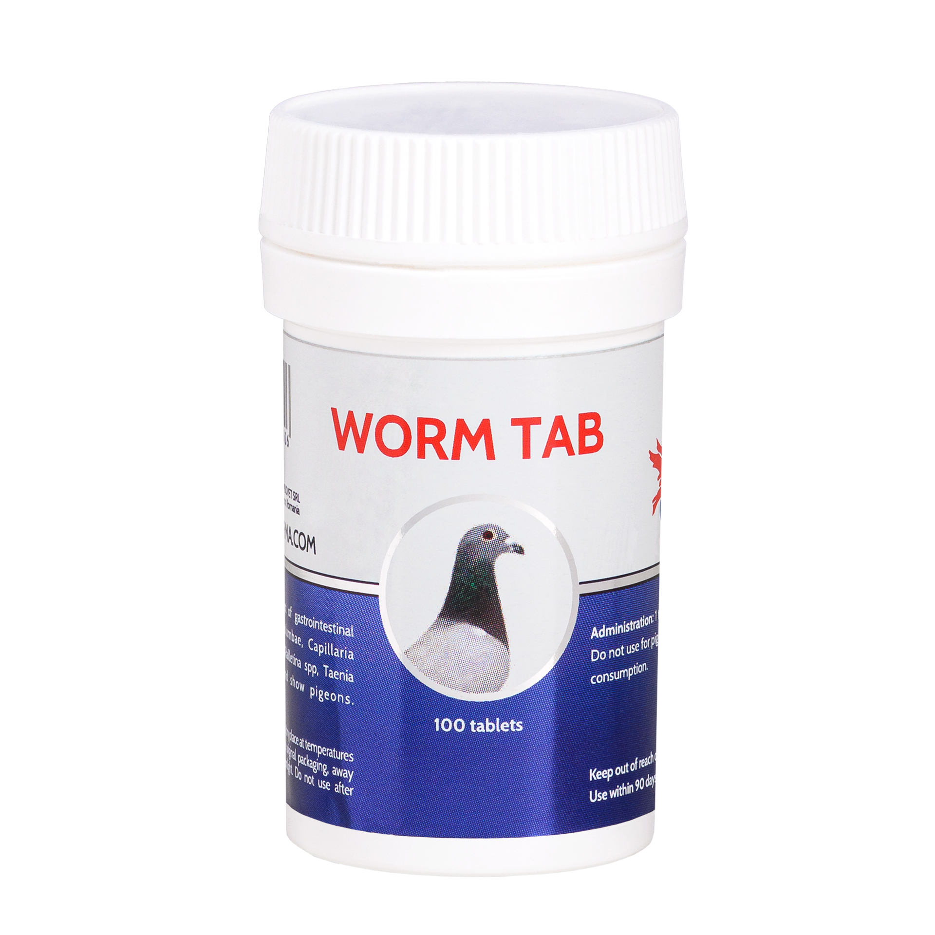 Tablete pentru porumbei, Worm Tab, Cest Pharma, 100 tablete