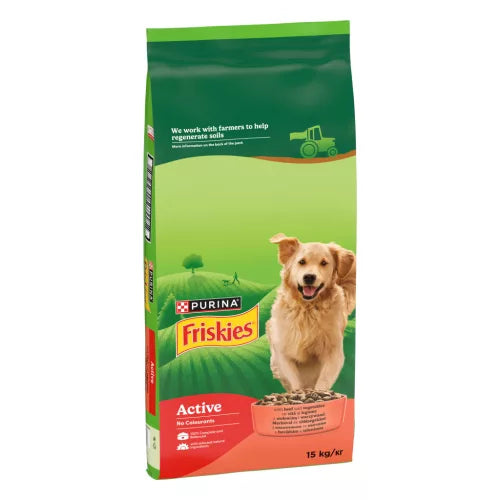 Hrana uscata pentru caini Friskies Active, Vita