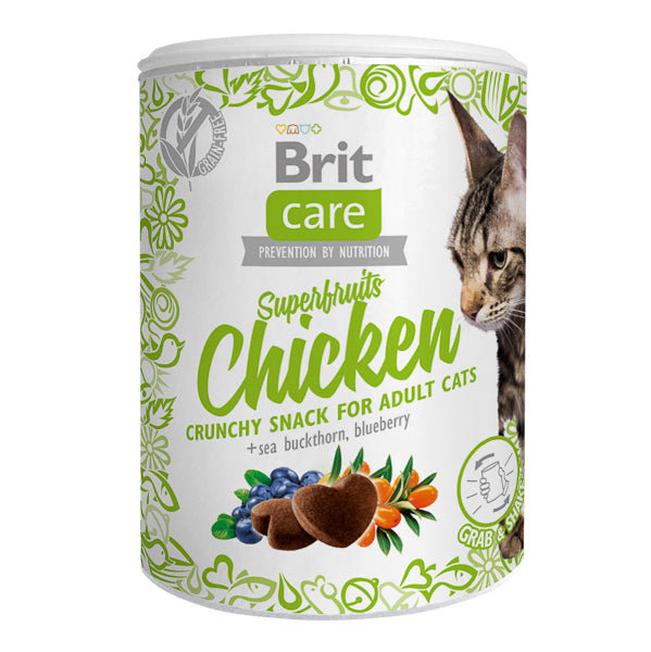 Recompense pentru pisici Brit Care Cat Snack Superfruits Chicken 100 g