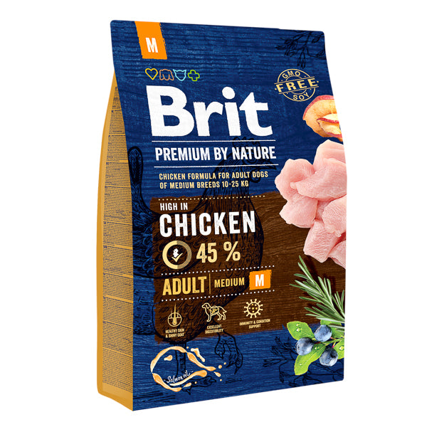 Hrana uscata pentru caini Brit Premium, Adult M