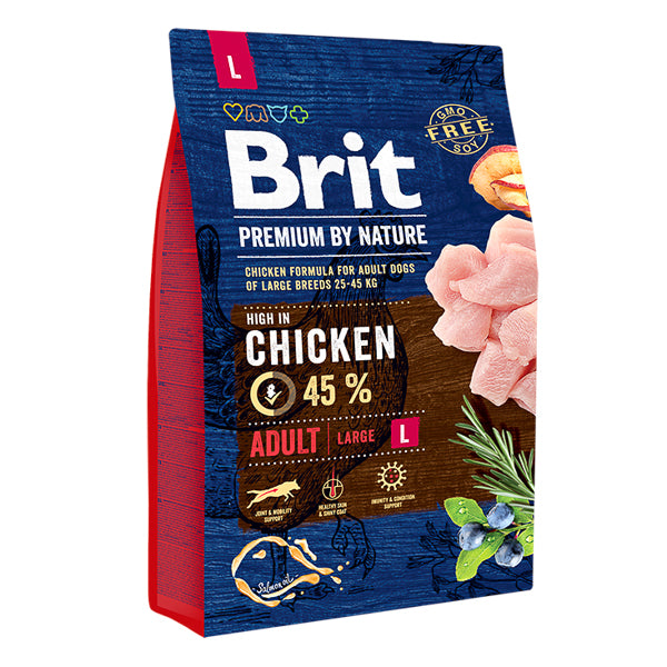 Hrana uscata pentru caini Brit Premium, Adult L