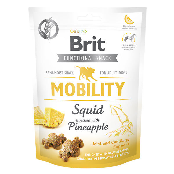Recompense caini Brit Care Dog Snack Mobility Squid 150 g