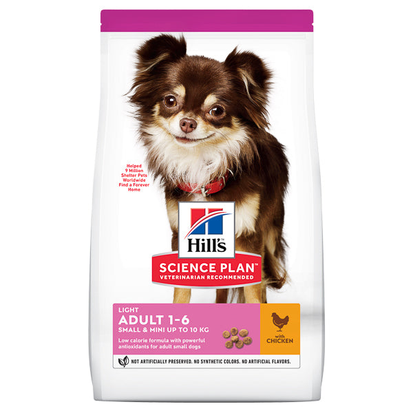 Hrana caini Hill's SP Canine Adult Small and Mini Light Chicken 1.5 kg