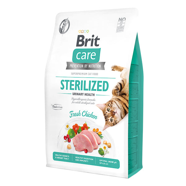 Hrana uscata pentru pisici Brit Care GF, Sterilized Urinary Health