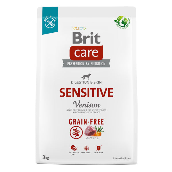 Hrana uscata pentru caini Brit Care Grain-free Sensitive, 3 kg