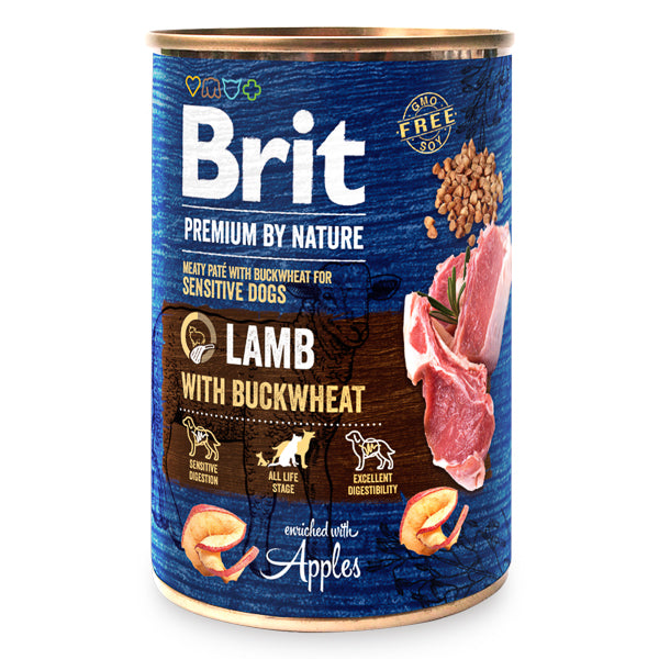 Brit Premium by Nature Sensitive Conservă pentru câini, Miel cu hrişcă