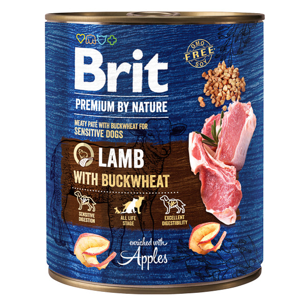 Brit Premium by Nature Sensitive Conservă pentru câini, Miel cu hrişcă