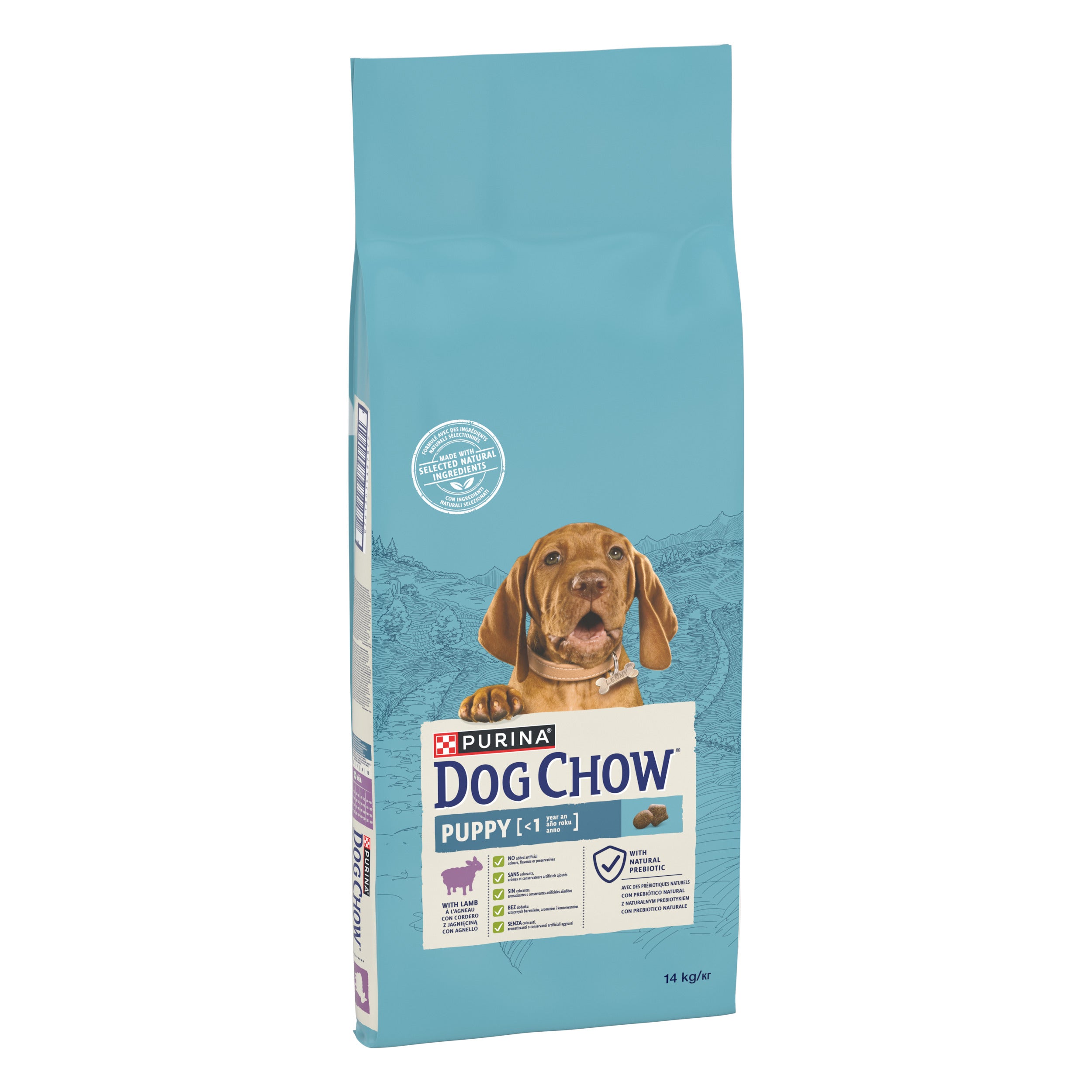 Hrana uscata pentru caini Dog Chow Junior, Miel