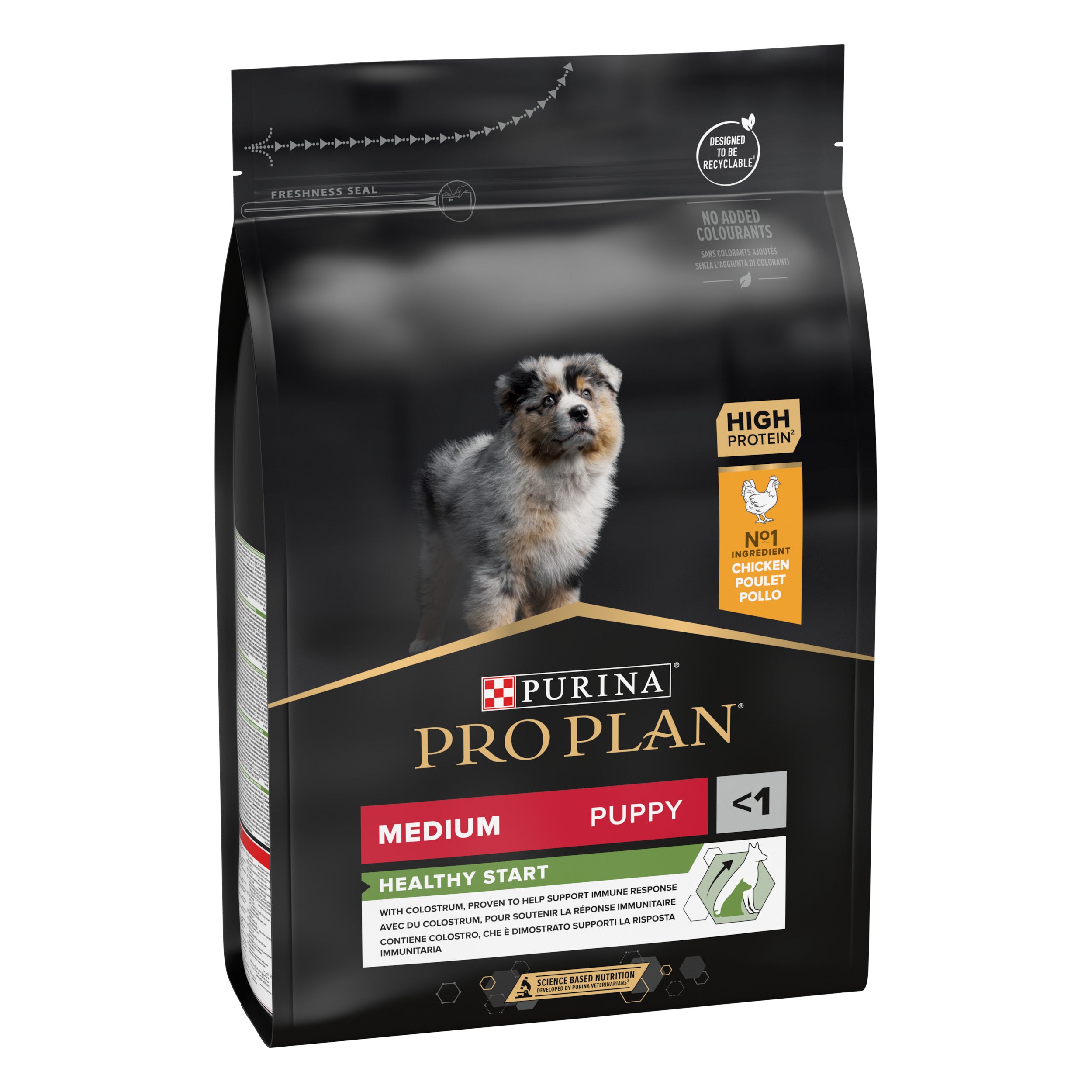 Hrana uscata pentru caini Pro Plan Medium Puppy, Pui