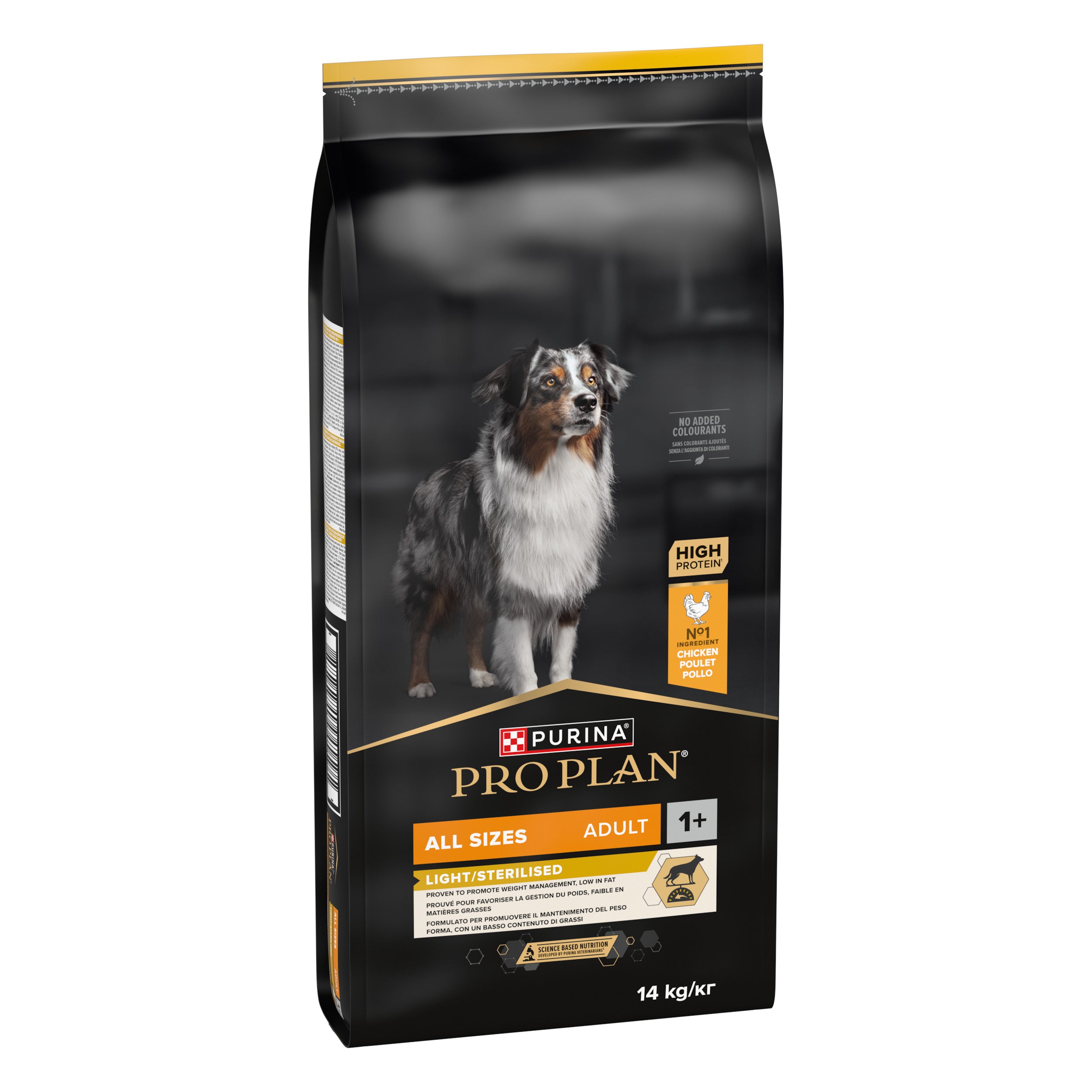 Hrana uscata pentru caini Pro Plan OptiWeight Light & Sterilised, Pui