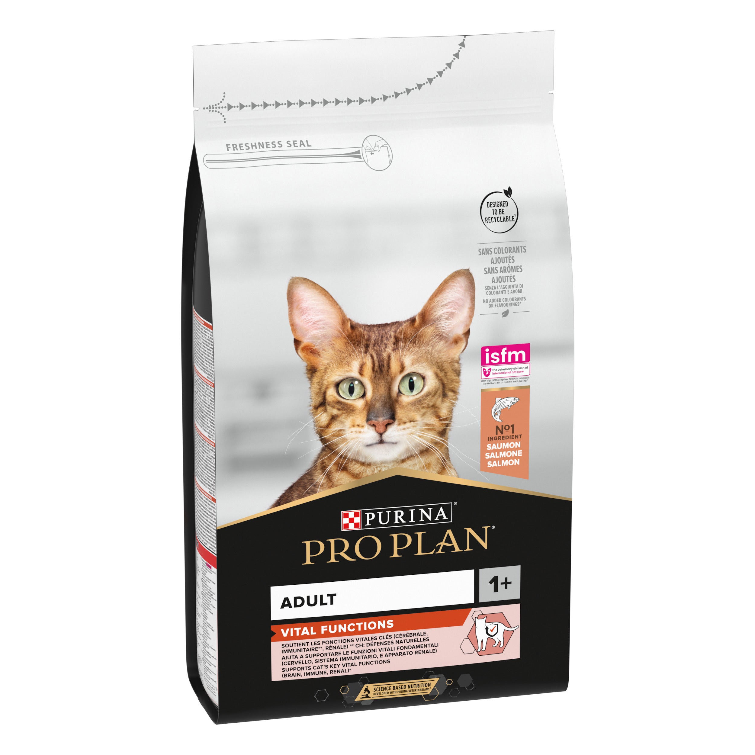 Hrana uscata pentru pisici Pro Plan Vital Functions, Somon, 1.5kg