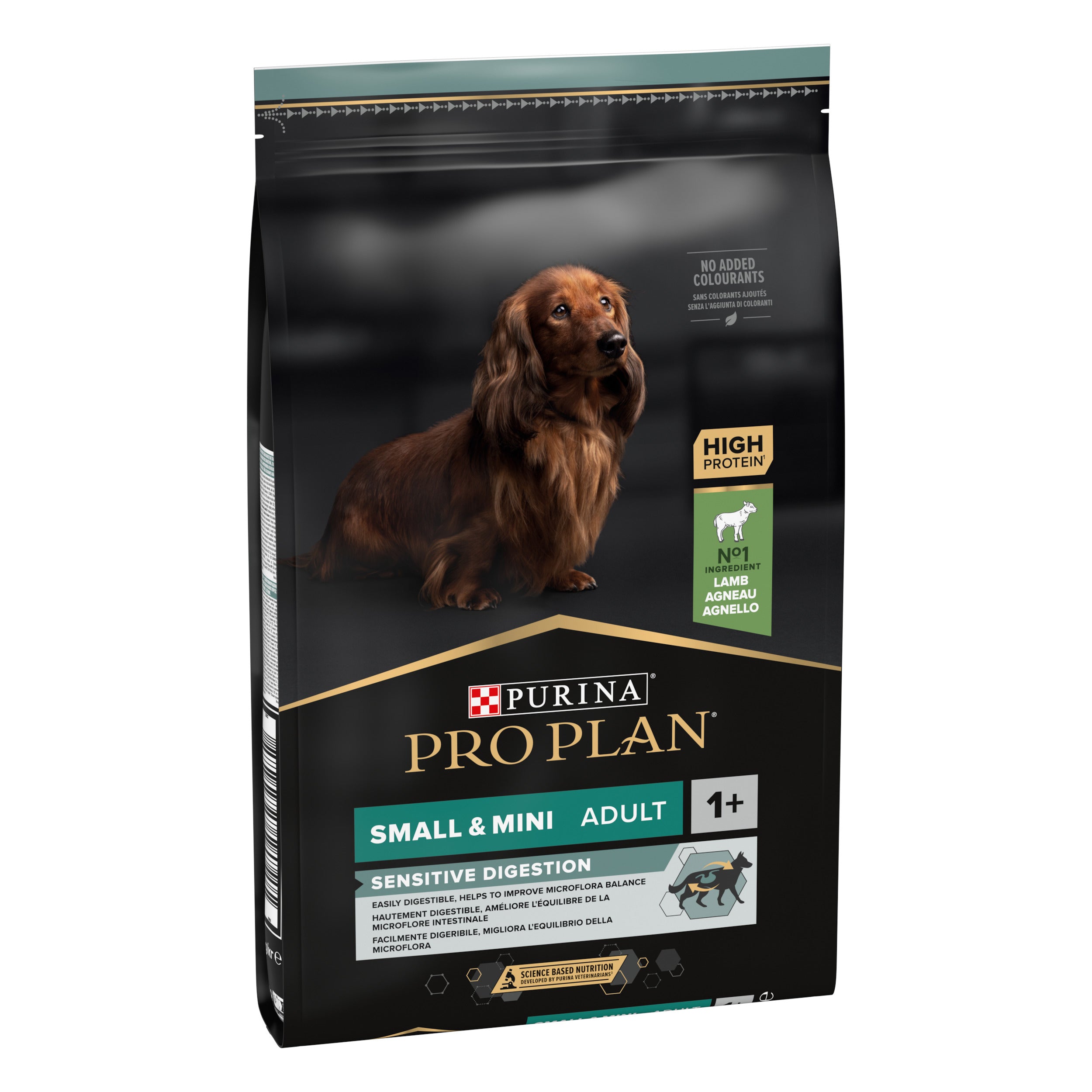 Hrana uscata caini adulti talie mica PURINA PRO PLAN Small & Mini adult Opti Digest, cu miel