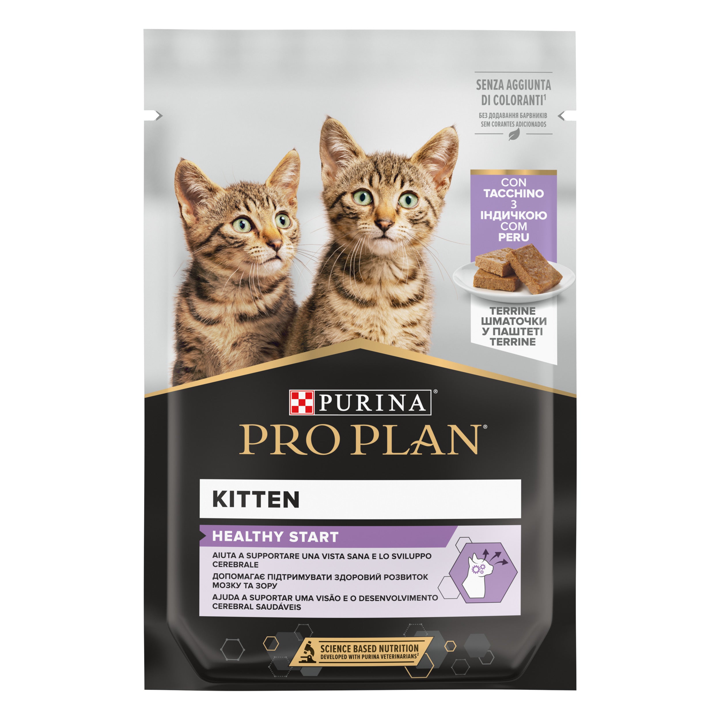 Hrana umeda pentru pisici Pro Plan Junior, Curcan in sos, 85 g