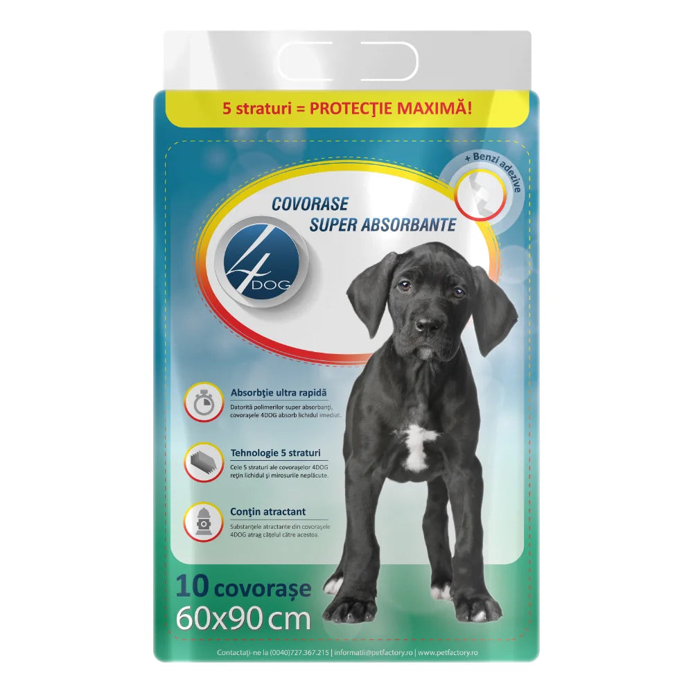 Covorase Igienice 4DOG 10buc