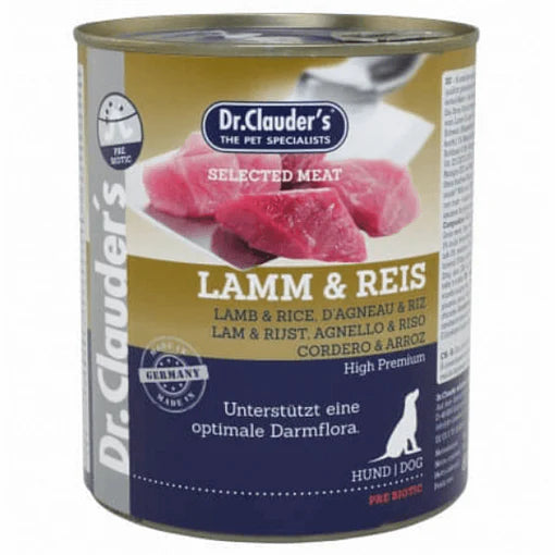 Hrana umeda pentru caini, Dr. Clauder`s Dog Selected MEAT - MIEL SI OREZ