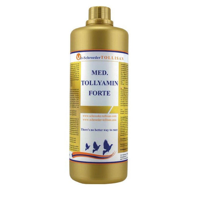 Supliment pentru porumbei Tollyamin Forte, 1000ml, Vet Schroeder Tollisan