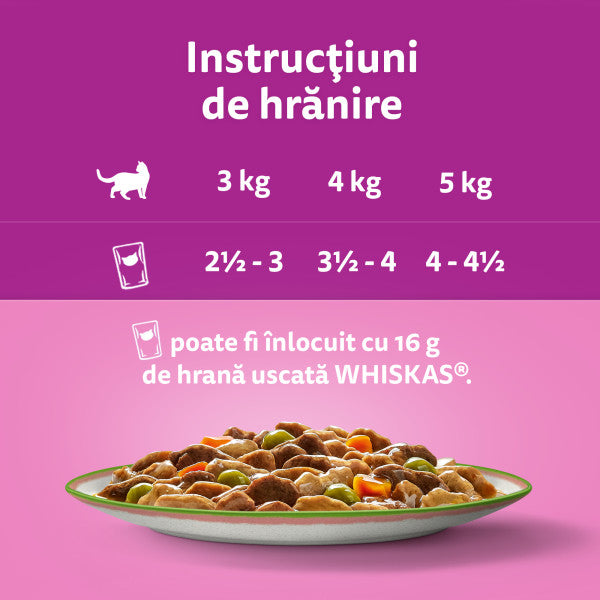 Whiskas Tasty Mix Chef's choice hrana umeda pentru pisici adulte 12x85g
