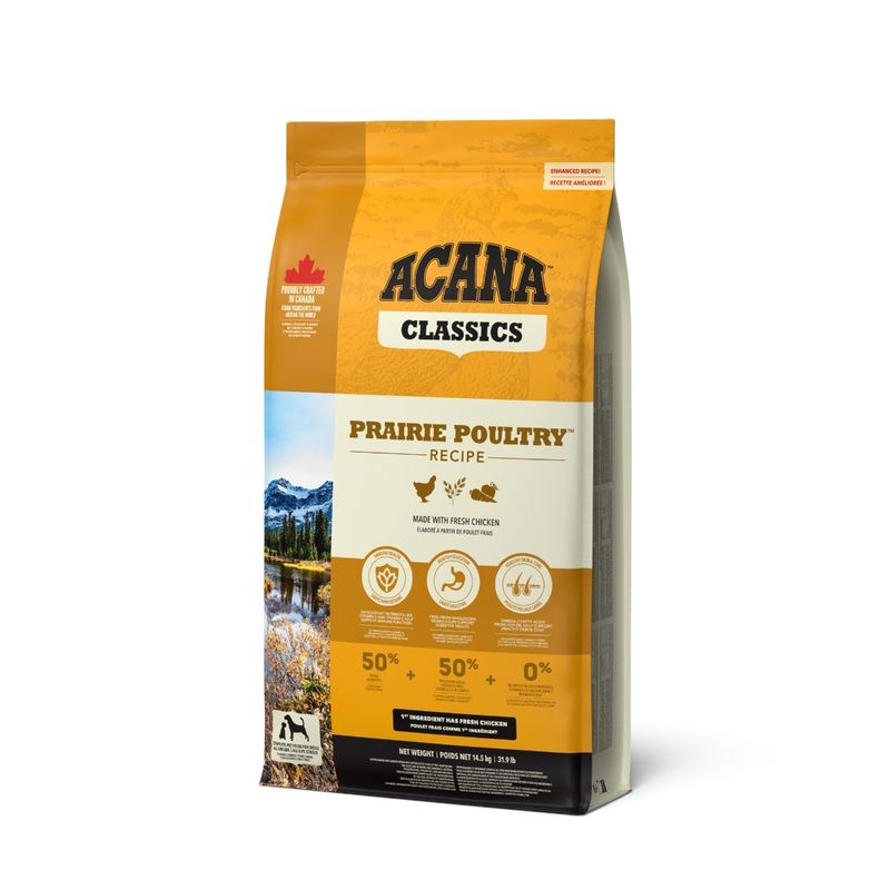 Acana ACANA Classics Praire Poultry  Pui, hrană uscată câini, 14.5kg