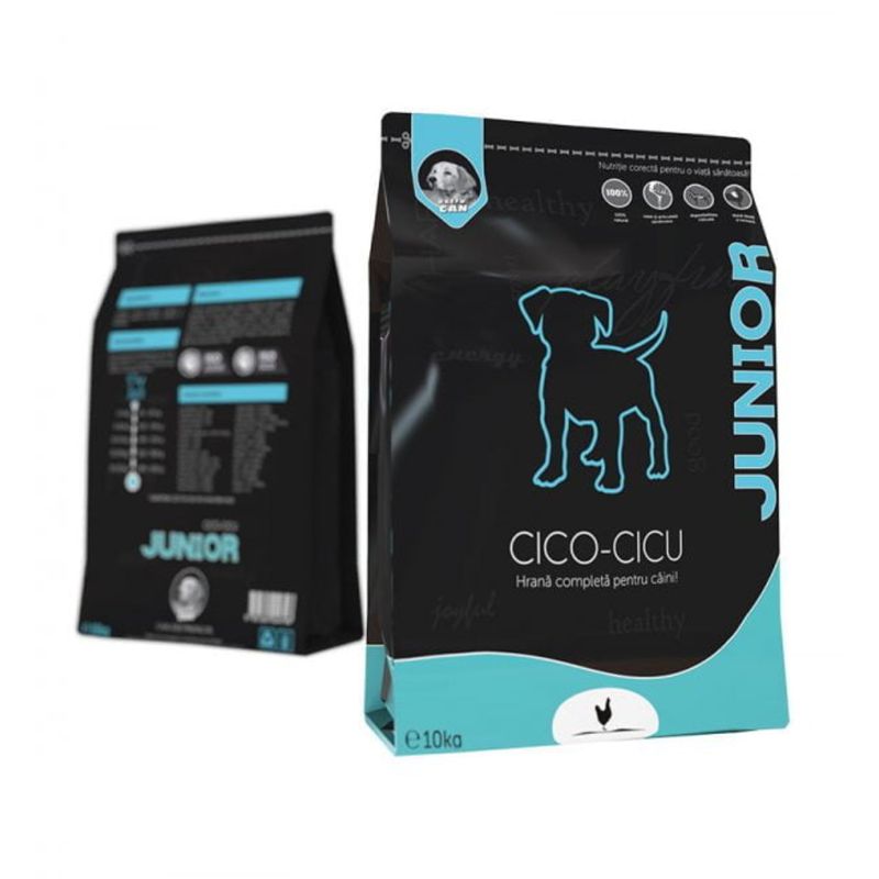 EXTRU-CAN Cico-Cicu Junior, Pui, hrană uscată câini junior, 10kg