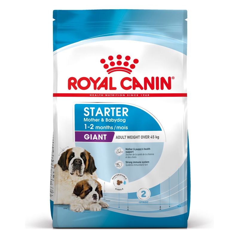 Royal Canin Giant Starter Mother & Babydog, mama și puiul, hrană uscată câini, 15kg