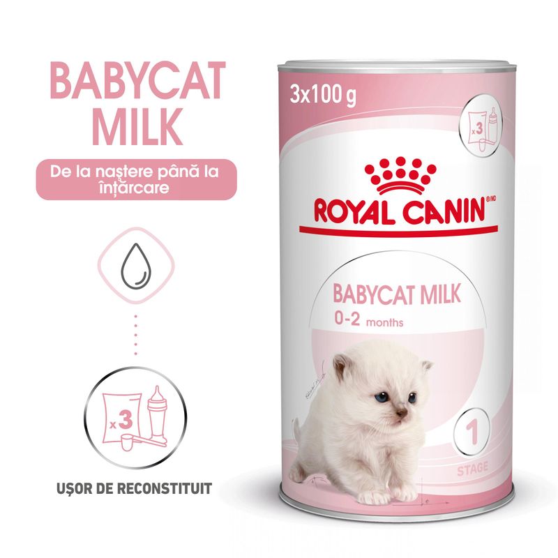 Lapte praf pentru pisici Royal Canin, Babycat Milk, 300g