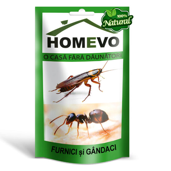 Repelent furnici și gândaci HOMEVO, 50g