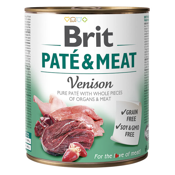 Hrana umeda pentru caini Brit Pate & Meat, Vanat, 800g