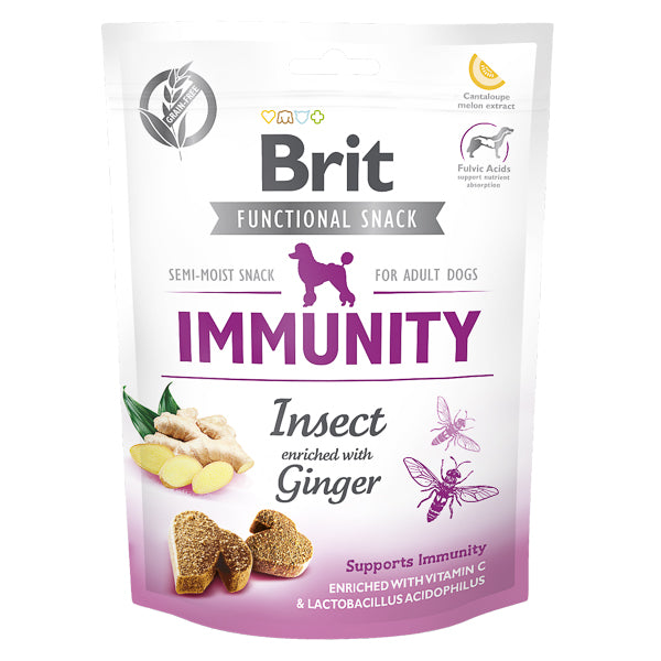 Recompense caini Brit Care Dog Snack Immunity Insect 150 g