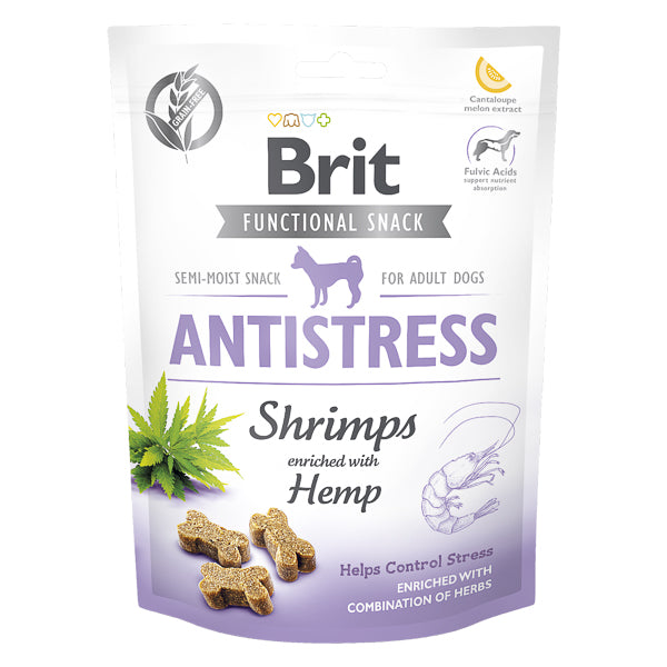 Recompense caini Brit Care Dog Snack Antistress Shrimps 150 g