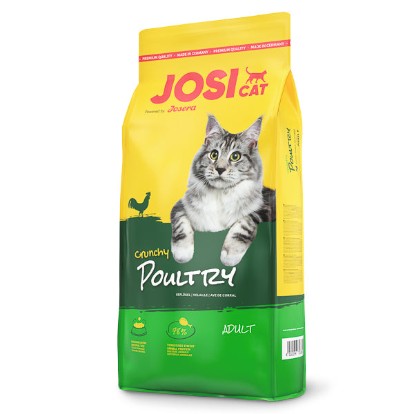 JosiCat Crunchy Poultry, hrana uscata pisici, 10 kg