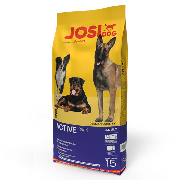 JosiDog Active, hrana uscata pentru caini, 15 kg