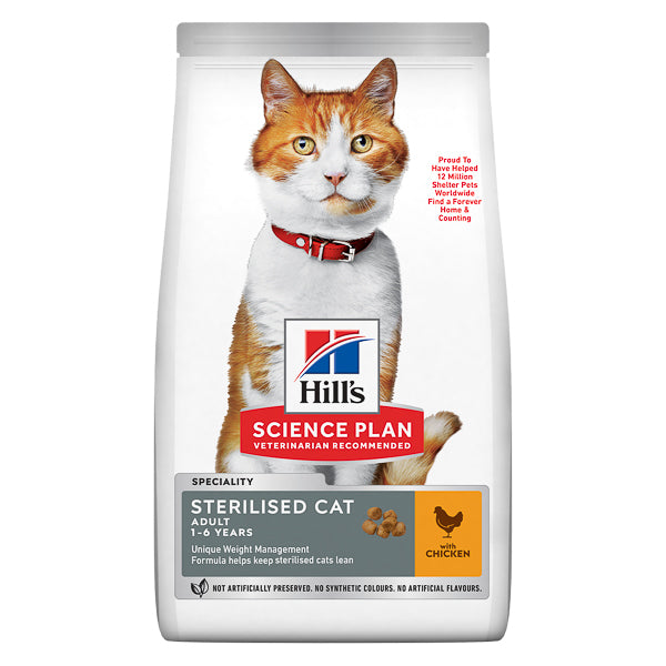 Hill's SP Feline Adult Sterilised Chicken 1.5 kg