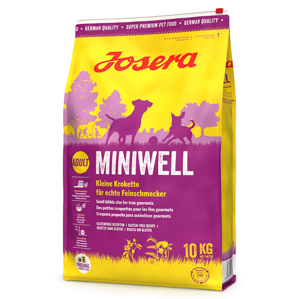 Josera Adult Miniwell, hrana uscata pentru caini, 10 kg