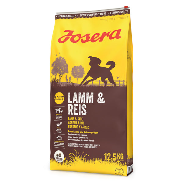 Josera Lamb & Rice, hrana uscata pentru caini, 12,5 kg