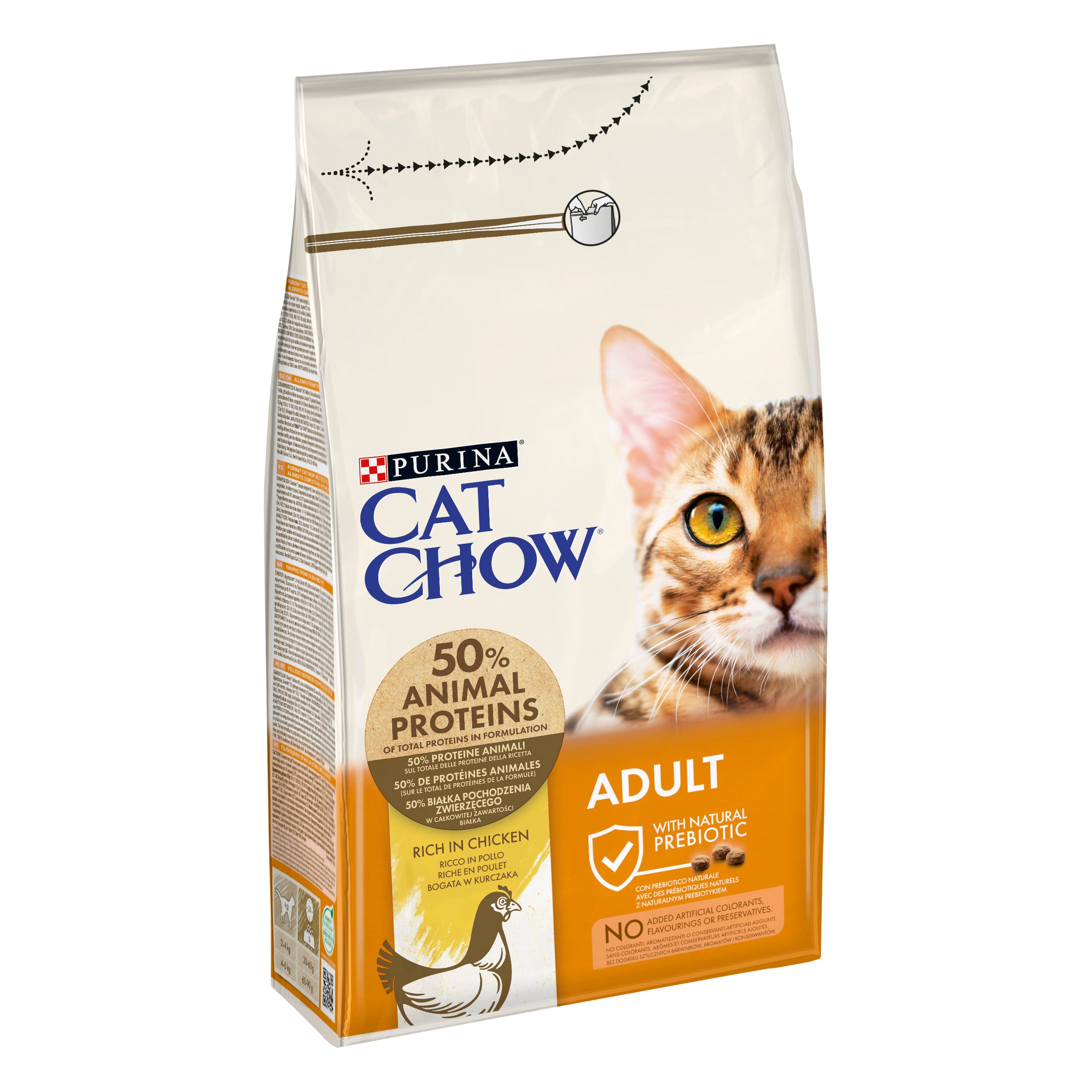 PURINA CAT CHOW ADULT, cu Pui, hrană uscată pentru pisici