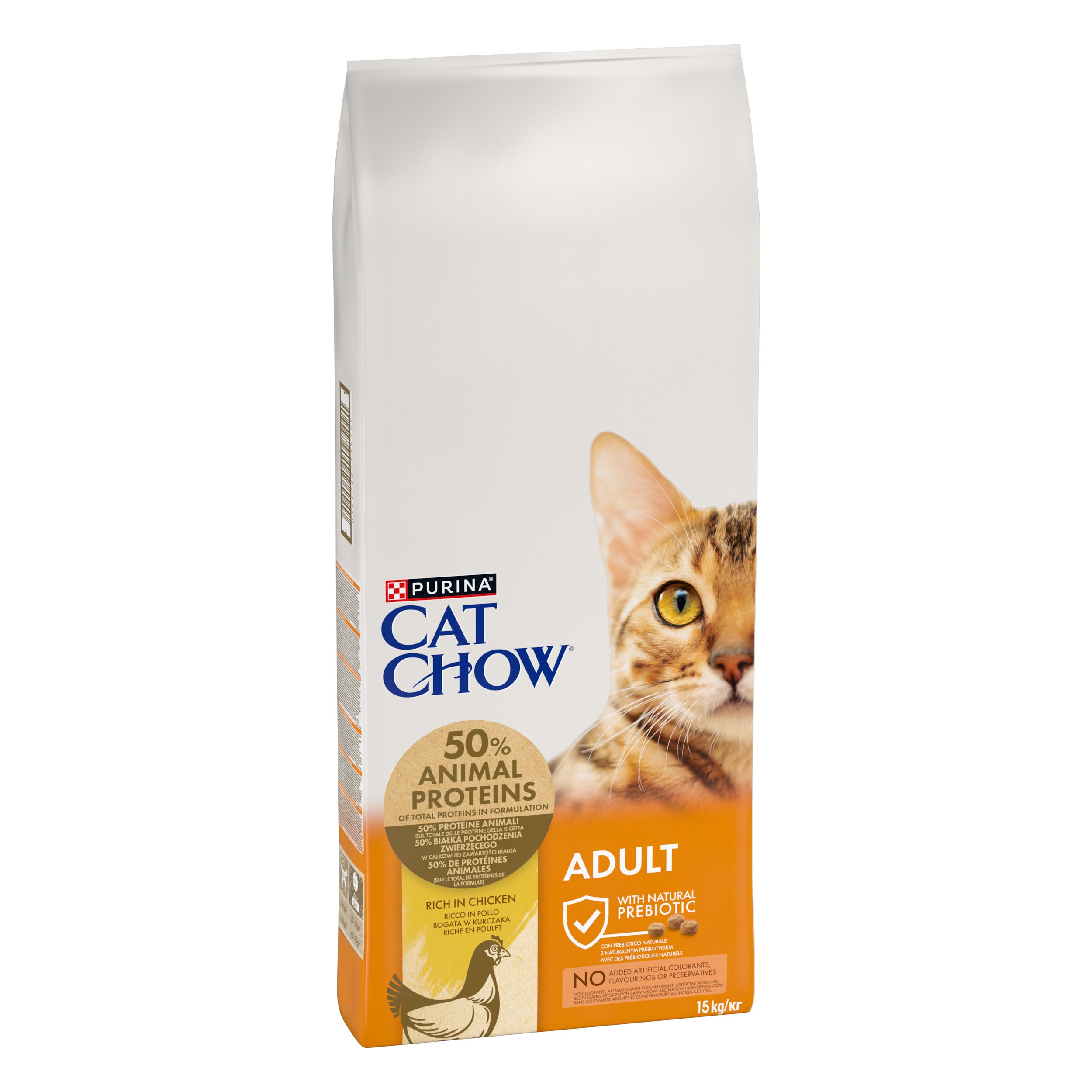 PURINA CAT CHOW ADULT, cu Pui, hrană uscată pentru pisici