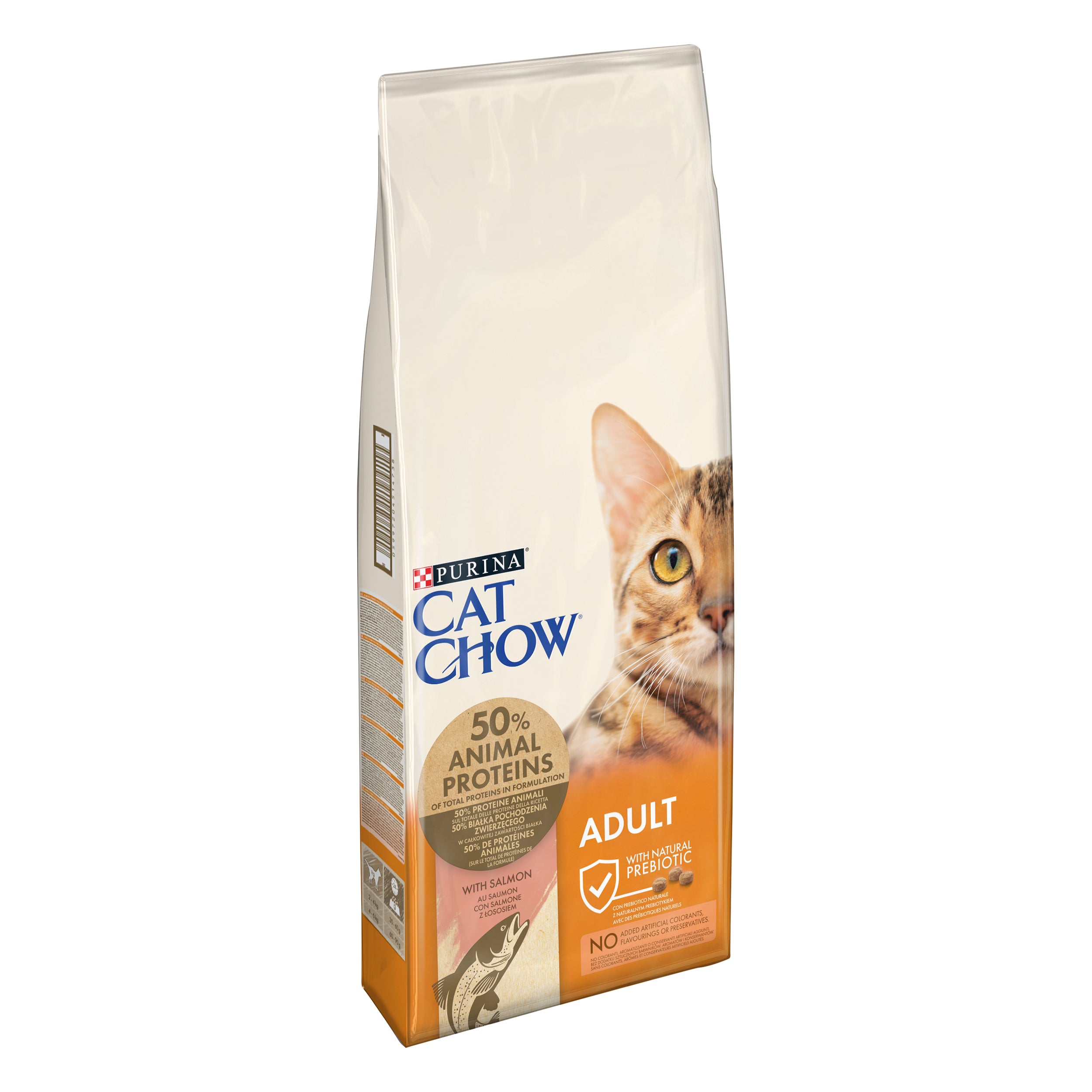 Hrana uscata pentru pisici Cat Chow, Somon, 15 Kg