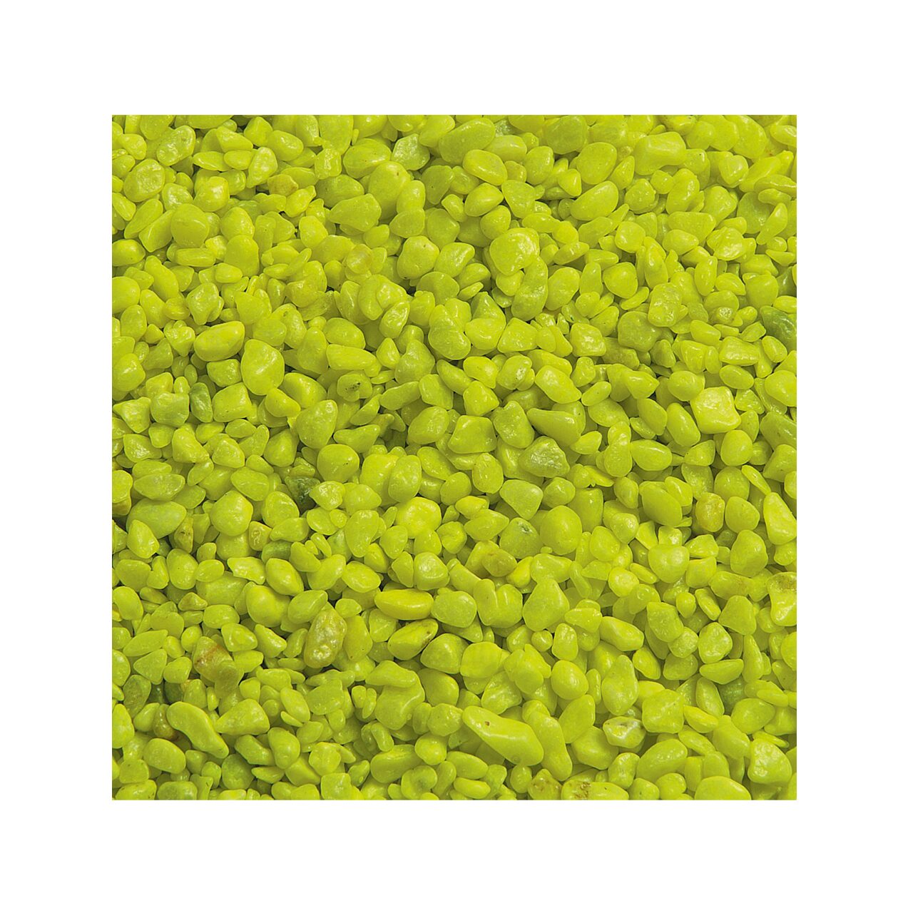 Nisip pentru acvariu Flamingo galben neon 1kg 4-7mm