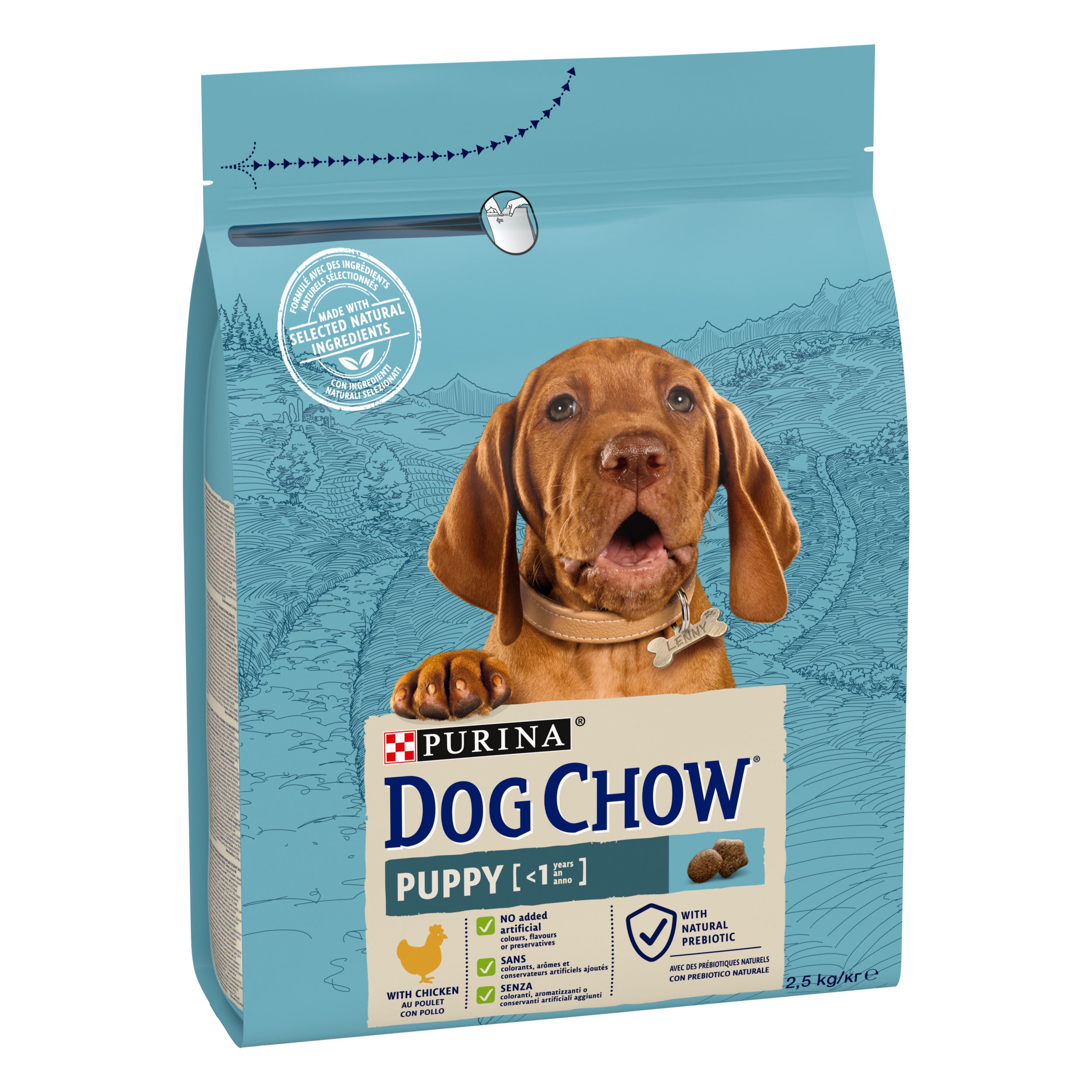 PURINA DOG CHOW JUNIOR, cu Pui, hrană uscată pentru puii de câine