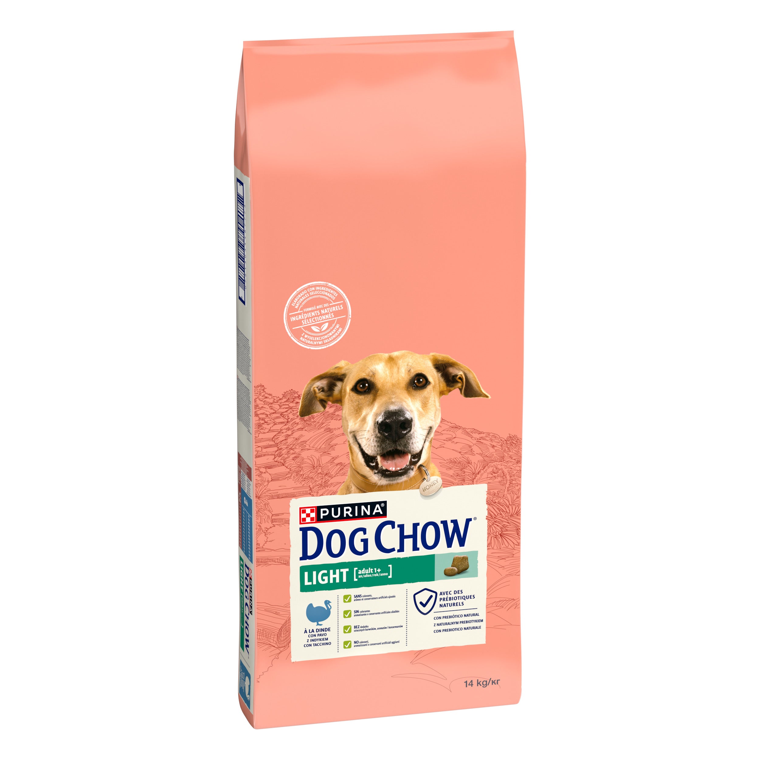 PURINA DOG CHOW LIGHT, cu Curcan, hrană uscată pentru câini, 14kg