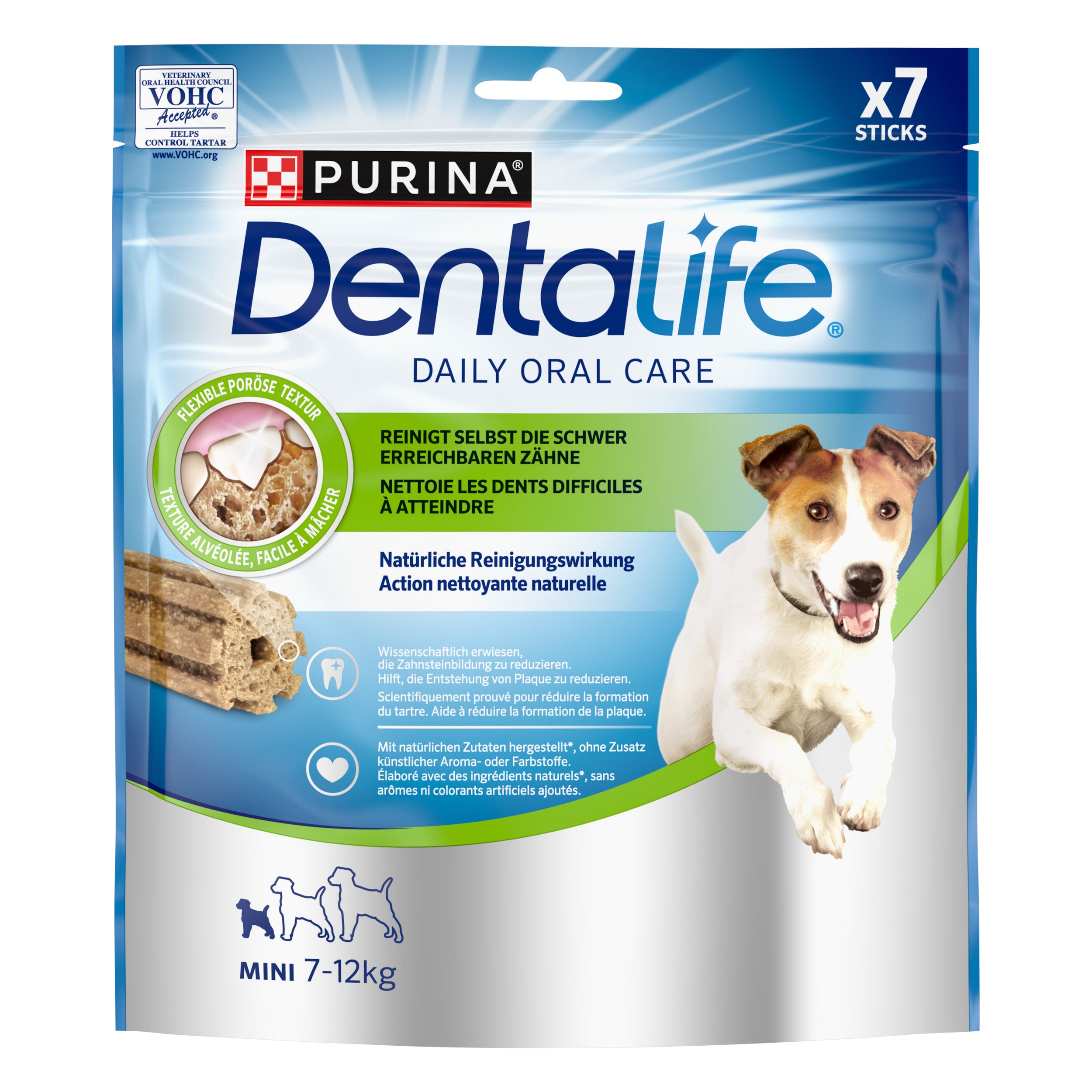 Recompense pentru caini de talie mica, Purina Dentalife Small 142g