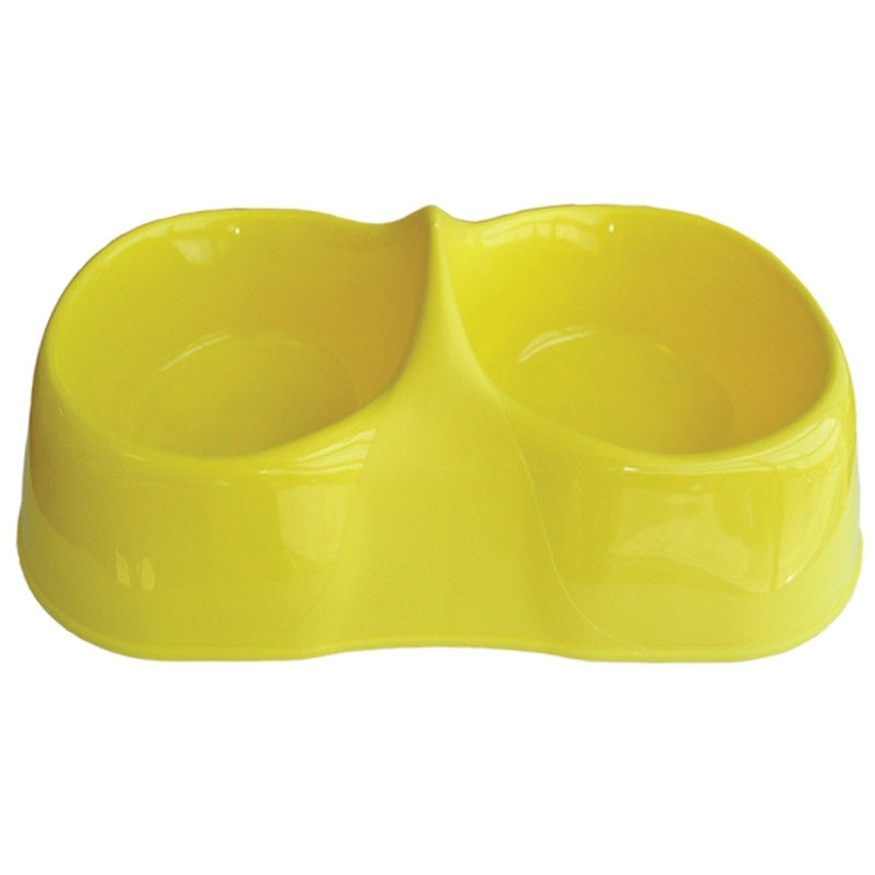 Castron plastic MPS Maya dublu l pentru caini