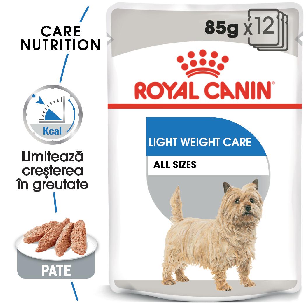 Royal Canin Light Weight Care Adult hrana umeda caine, limitarea cresterii in greutate (pate)