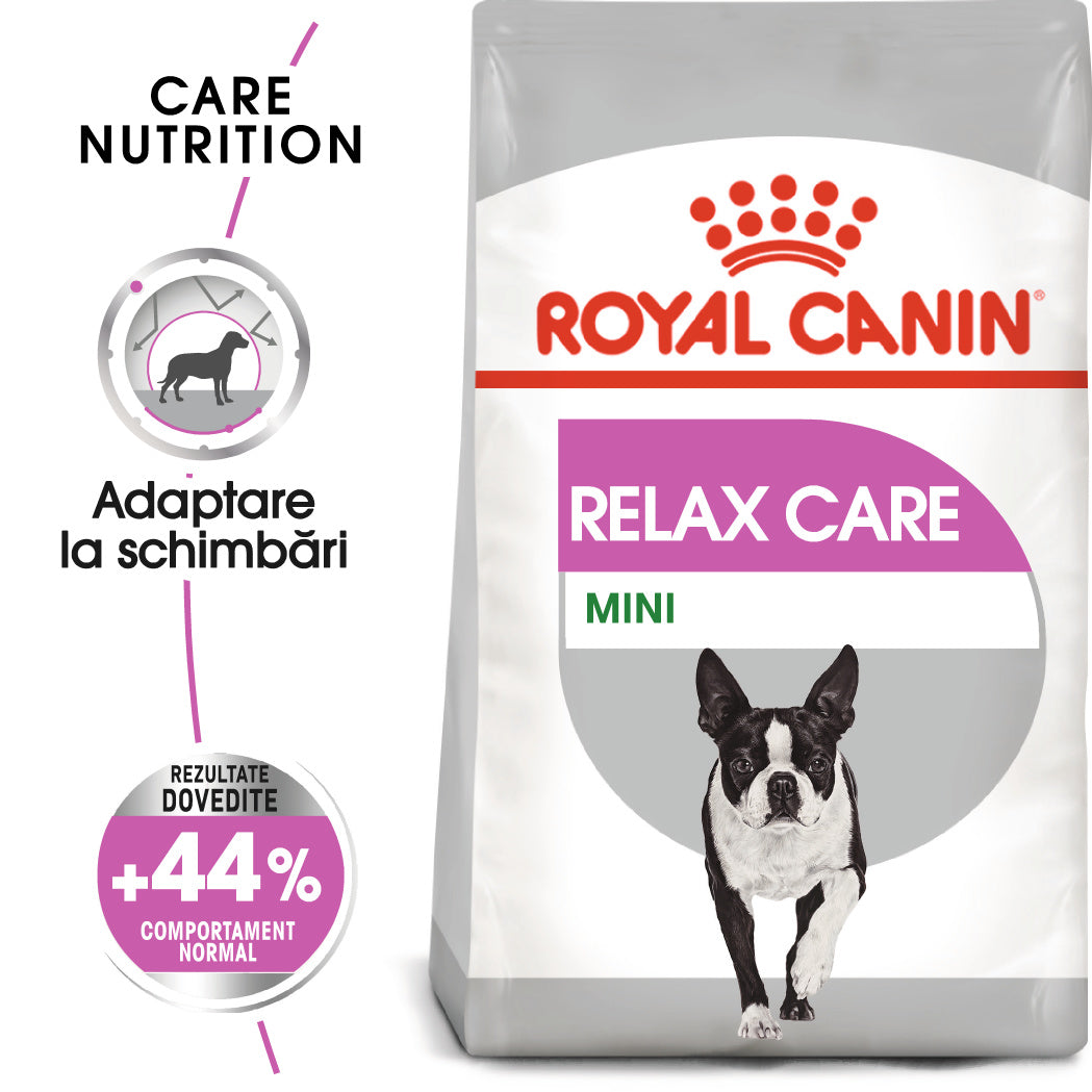 Royal Canin Mini Relax Care hrana uscata caini, pentru adaptarea la medii in schimbare 1kg