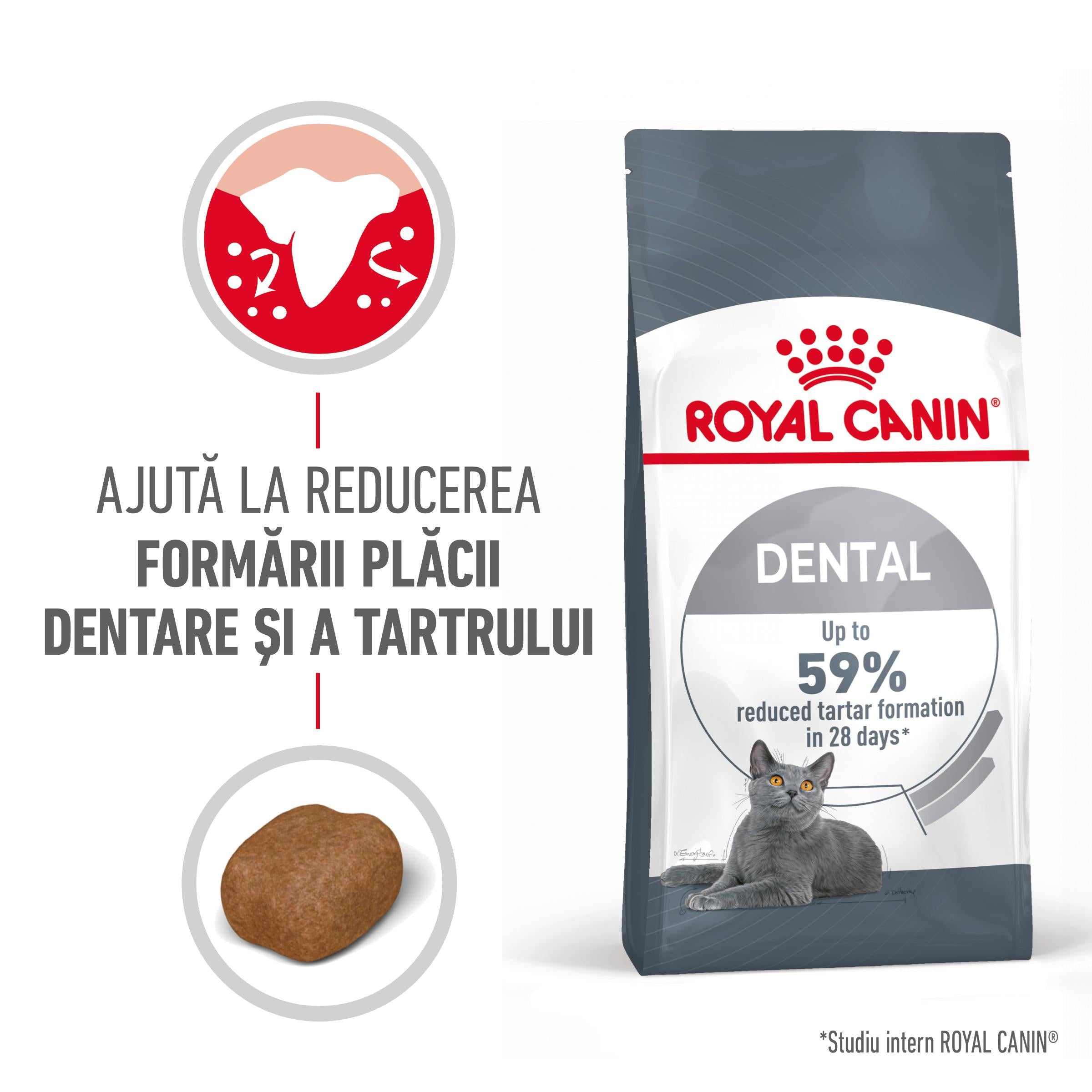 Royal Canin Oral Care Adult hrana uscata pisica, reducerea formarii tartrului 400g