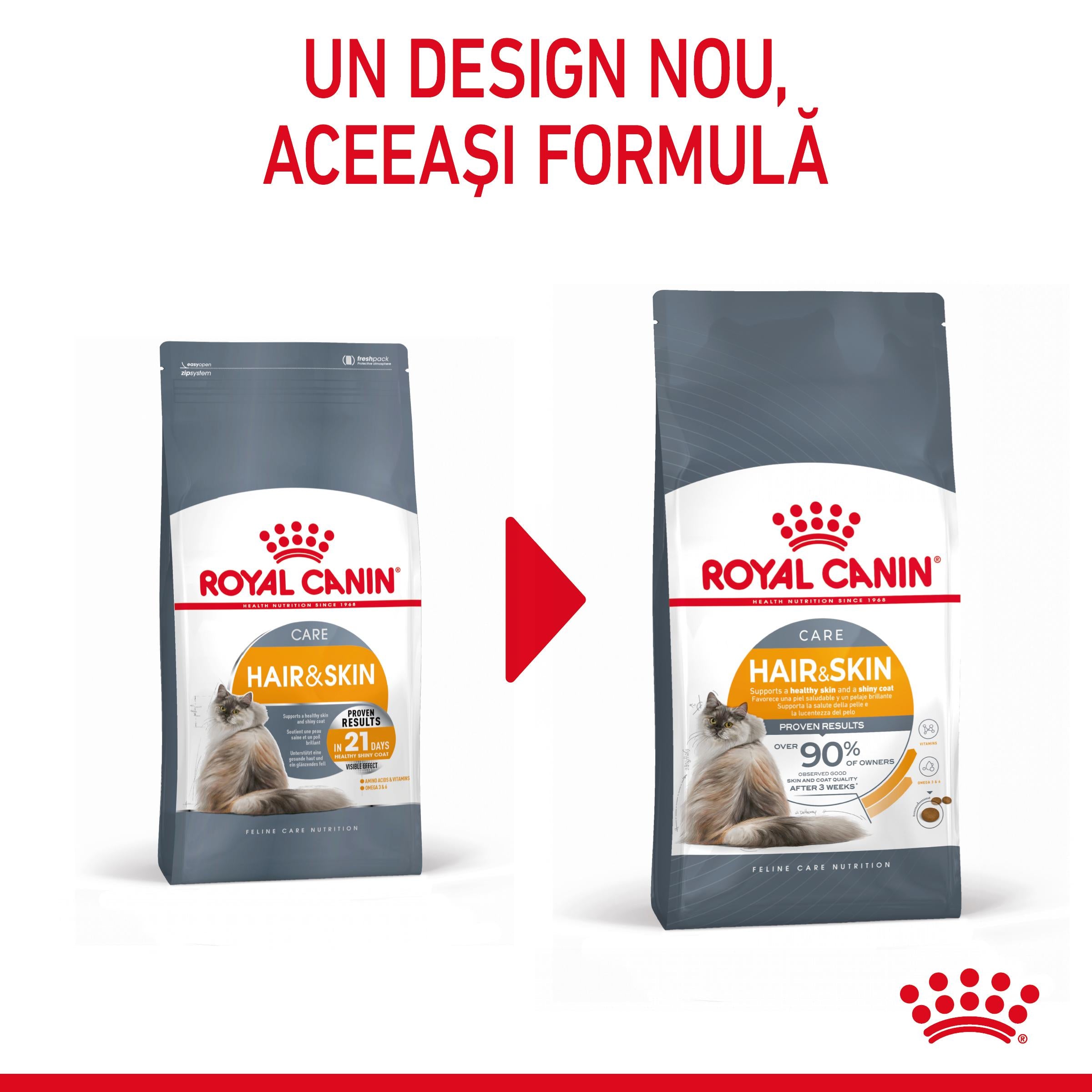 Royal Canin Hair&Skin Care Adult hrana uscata pisica, piele si blana