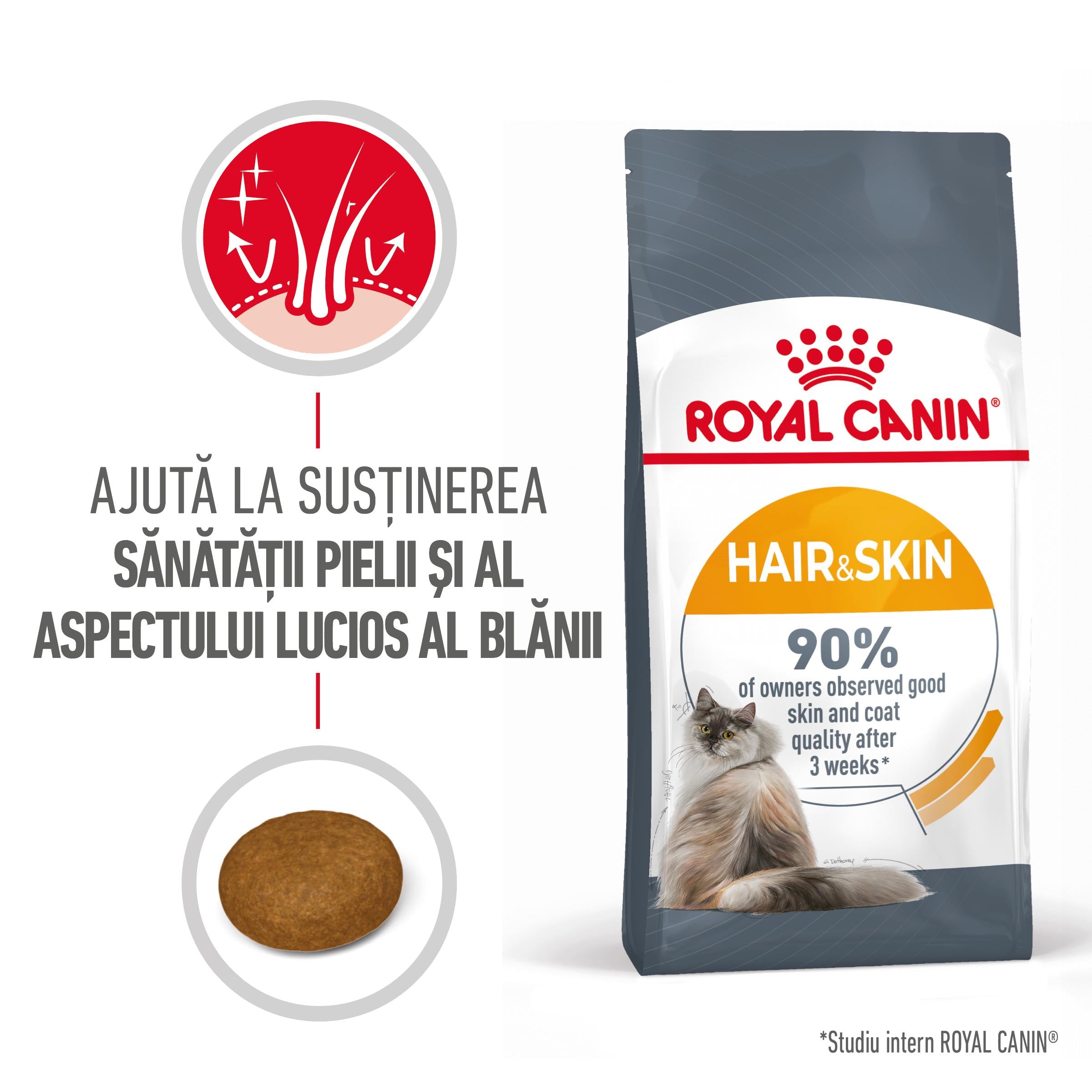 Royal Canin Hair&Skin Care Adult hrana uscata pisica, piele si blana