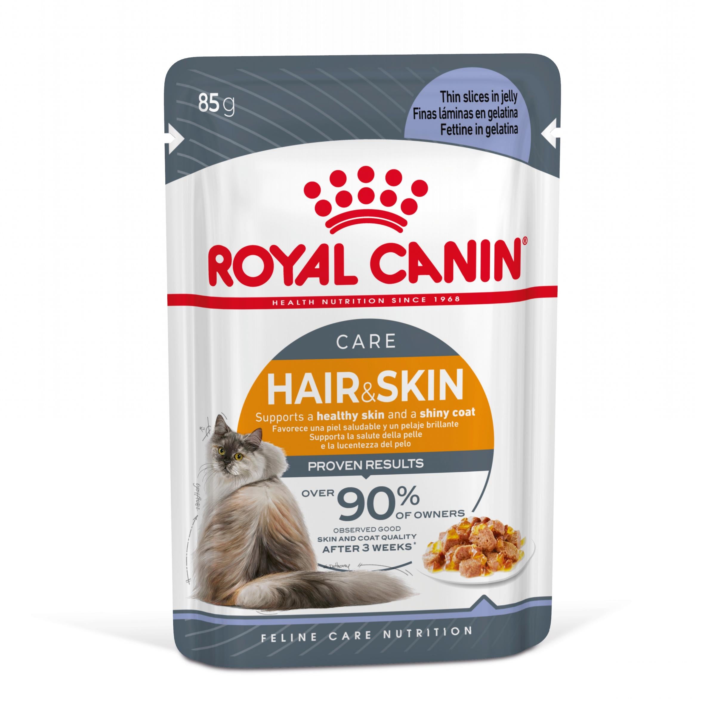 Royal Canin Hair&Skin Care Adult hrana umeda pisica, piele si blana (in aspic)