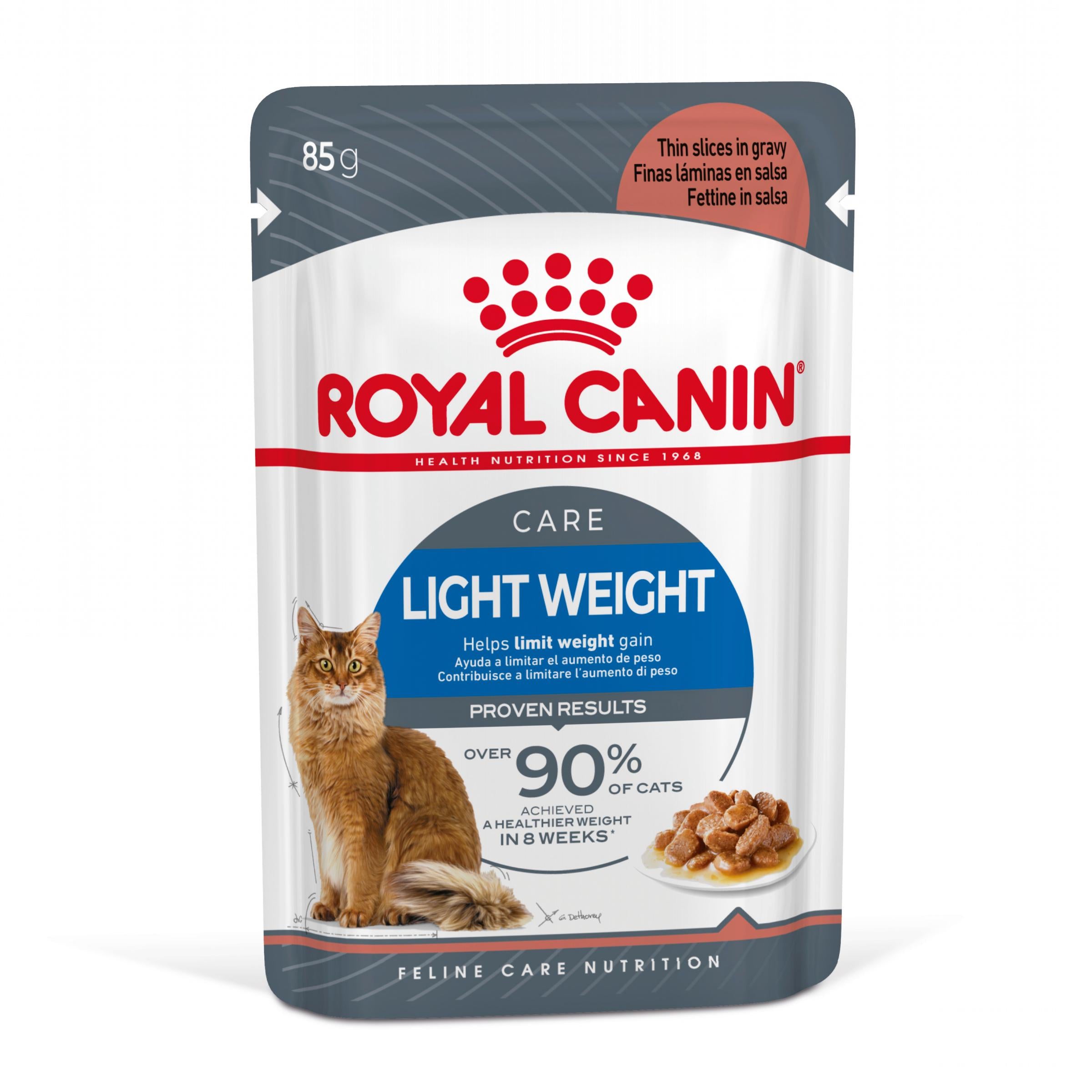 Royal Canin Light Weight Care Adult hrana umeda pisica, limitarea cresterii in greutate (in sos)