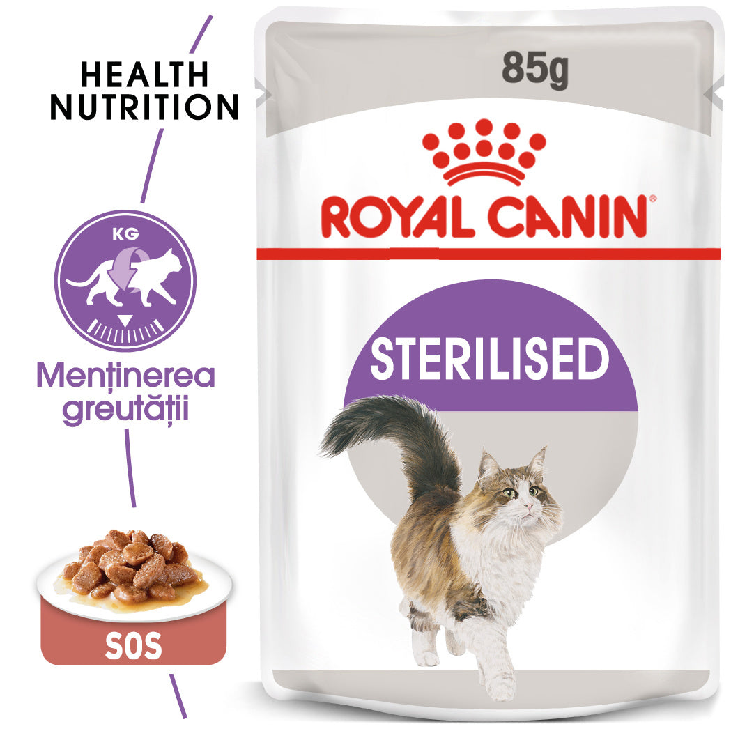 Royal Canin Sterilised Adult hrana umeda pisica sterilizata (in sos)